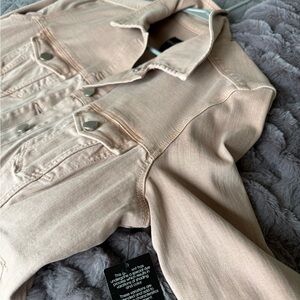 Liverpool Beige Denim Jacket